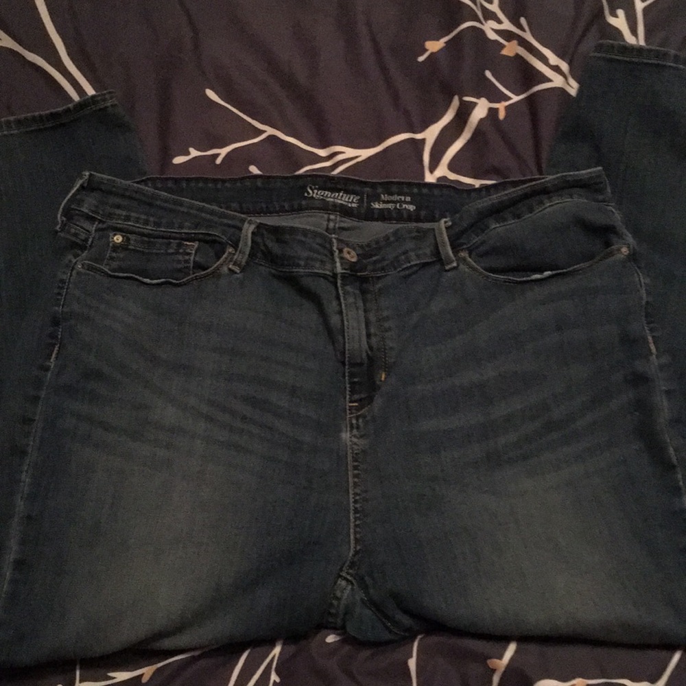 Levi Strauss Signature Modern Skinny Crop High Waist Jeans